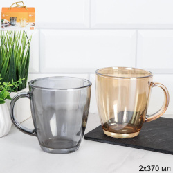 Чайный набор 2 предмета 370 мл / TU-300 /уп 24/