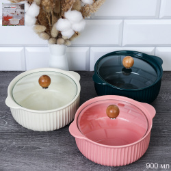 Супница 900 мл с крышкой / DRT-45 /уп 36/