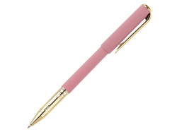 Ручка пластиковая шариковая «Parliament», Цвет розовый/золотистый