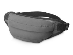 Светоотражающая сумка на пояс «Extra Reflect», Цвет серый светоотражающий