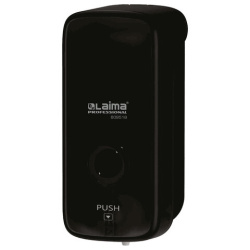 Дозатор для жидкого мыла LAIMA PROFESSIONAL PREMIUM BLACK, НАЛИВНОЙ, 0,5 л, черный, ABS-пластик, 609518