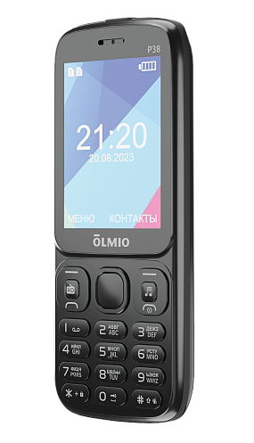 P38 Olmio (черный) Мобильный телефон