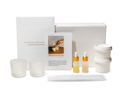 Набор для создания 2-х ароматических свечей: амбра и табак/маракуйя, сандал и пачули, Размер Без лого, Цвет белый