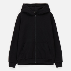 Толстовка унисекс оверсайз Sartoro, черная, размер 3XL/4XL