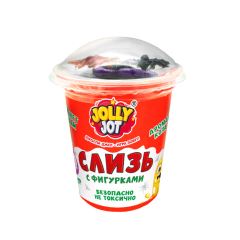Слайм, слизь с фигурками, насекомые, 200 г, НАБОР 3 шт., JOLLY JOT, 666665