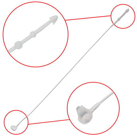 Хомуты LS-FIX для подвешивания ценников и ПВХ-карманов, КОМПЛЕКТ 500 шт., 130 мм, 251030