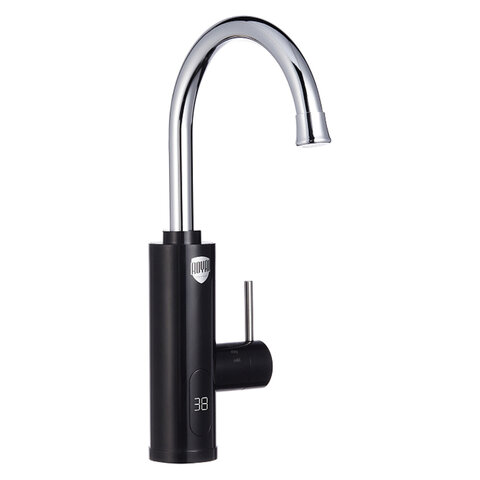 Водонагреватель проточный электрический ROYAL THERMO QuickTap, 3,3 кВт, 1,48 л/м, кран, черный, НС-1588899