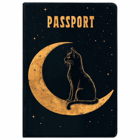 Обложка для паспорта "Cool Mix 2", 10 дизайнов ассорти, цветной принт, ПВХ, STAFF, 238859