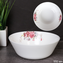 Набор суповых тарелок 6 штук 550 мл 155 мм Евро / FLMLW60 (19010-1/уп 8/ Розовая композиция