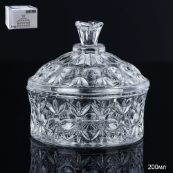 Сахарница 200 мл / TG1044 /уп 24/