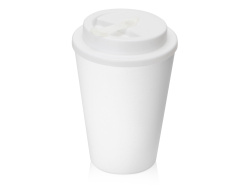 Пластиковый стакан с двойными стенками «Take away», Цвет белый