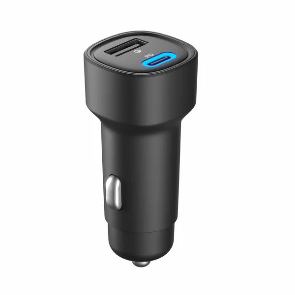 АЗУ 48W, Type-C +USB, PD, QC, black, OLMIO