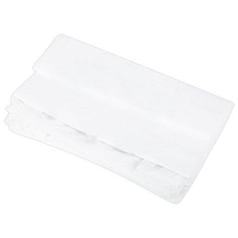 Пакет "майка" КОМПЛЕКТ 100 штук, 28+15х55, ПНД белый, 15 мкм, LAIMA, 700787