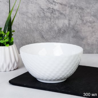 Пиала 300 мл 110 мм плетенка / NHG45 (white) /уп 6/72/ 742960