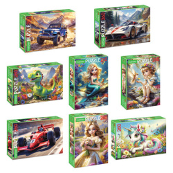 Пазл картонный "ВОЛШЕБНЫЕ МИРЫ" 260 элементов АССОРТИ, 220х330 мм, HATBER