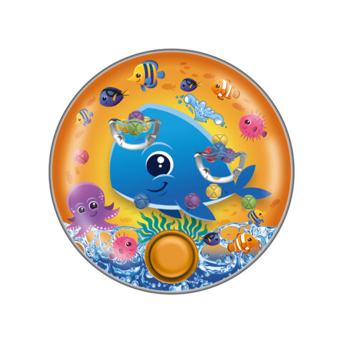 Водная игра ПОДВОДНЫЙ МИР, 10х10 см, колечки, ассорти, 4 вида, JOLLY JOT (ДЖОЛЛИ ДЖОТ), 665995