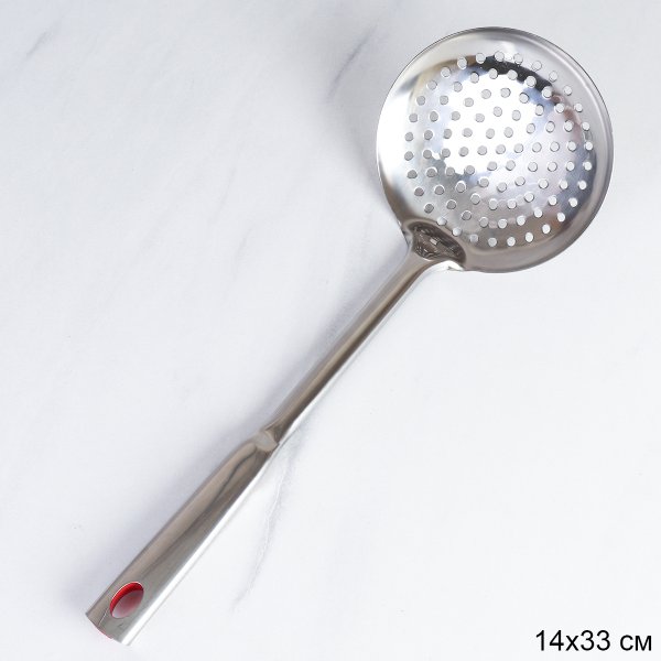 Шумовка 33х14 см нерж / UR-407 /уп 240/