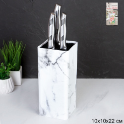 Подставка для ножей 22х10 см Квадрат / PPK600 /уп 12/