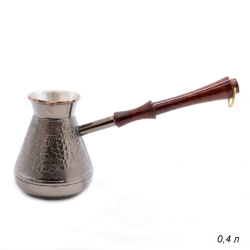 Турка для кофе медная 0,4 л Виноград / 16613 /уп/