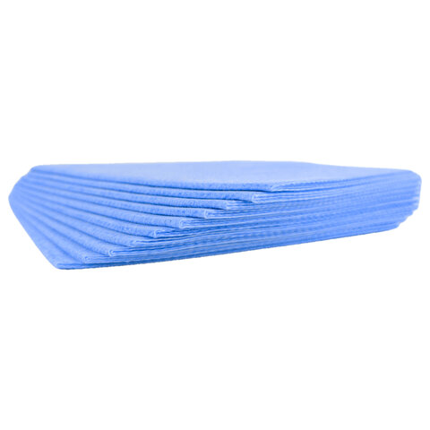 Салфетки протирочные нетканые многоразовые HACCPER LS Blue, 10шт., 40х40см, 80 г/м2, ш/к 65357, 144013
