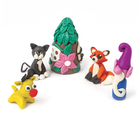 Пластилин классический BRAUBERG "АКАДЕМИЯ", 10 цветов, 200 г, со стеком, картонная упаковка, 103255