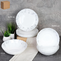 Столовый набор 13 предметов / GRAY-13/7578 (7437-2) /уп 4/