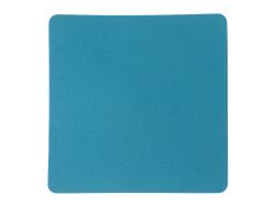 Патч «Квадрат», nubuk, Цвет голубой