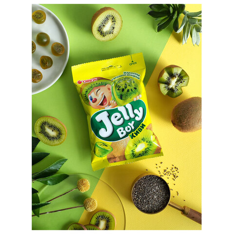 Мармелад жевательный ORION "Jelly Boy" со вкусом киви, 66 г