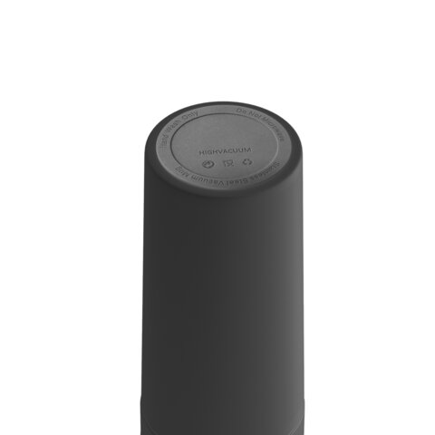 Термокружка 380 мл JOYLUX (ДЖОЙЛЮКС) CLASSIC, нержавеющая сталь SUS304, черный матовый, 700270