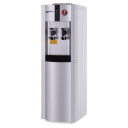 Кулер для воды AQUA WORK 16-LR, напольный, НАГРЕВ/ОХЛАЖДЕНИЕ КОМПРЕССОРНОЕ, 2 крана, серебро, 25877