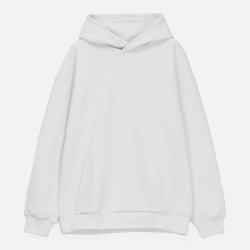 Худи унисекс оверсайз Daylero, белое, размер 3XL/4XL