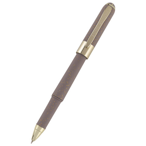 Ручка шариковая BRUNO VISCONTI MONACO SPACE, СИНЯЯ, серый корпус с глиттером, линия 0,4 мм, 20-0125/51