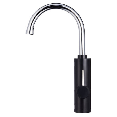 Водонагреватель проточный электрический ROYAL THERMO QuickTap, 3,3 кВт, 1,48 л/м, кран, черный, НС-1588899