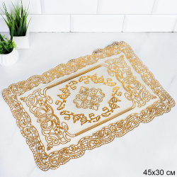 Салфетка для сервировки стола 30x45 см 10 штук набор / YG-151 /уп 60/золото
