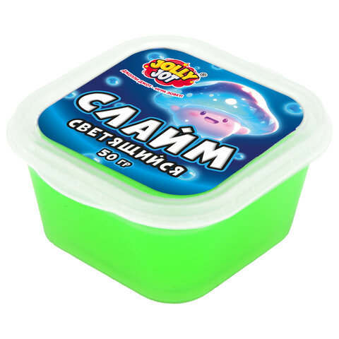 Слайм МИКС, 50 г, АССОРТИ, 8 видов, JOLLY JOT (ДЖОЛЛИ ДЖОТ), 667320