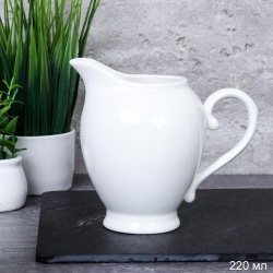 Молочник-сливочник 220 мл / UT-2558 /уп 80/