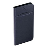 Чехол-книжка универсальный для смартфонов р.XL, 6.5"-7.1", темно-синий