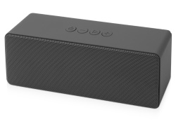 Портативная колонка «Bar» со стереодинамиками, soft touch, Цвет серый