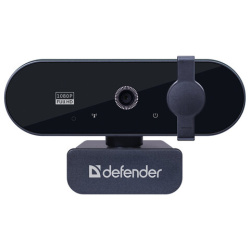 Веб-камера DEFENDER G-lens 2580, Full HD, 2 Мп, микрофон, USB 2.0, регулируемый крепеж, черная, 63112