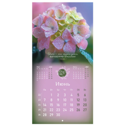 Календарь настенный перекидной 2027 г., BRAUBERG, 12 листов, 28,5х28,5 см, "Floral", 118425