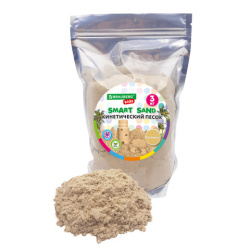 Песок для лепки кинетический, цвет песочный, 3000 г, пакет, BRAUBERG KIDS, 666003