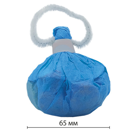 Хлопушка-серпантин 5 метров в мешочке, КОМПЛЕКТ 10 штук "Мини Бум", бумага, ЗОЛОТАЯ СКАЗКА, 592461