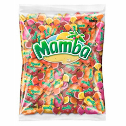 Конфеты жевательные MAMBA Ассорти, 1000 г, 09025А00000095