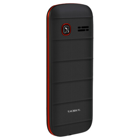 Телефон мобильный TEXET TM-130, 2 SIM, 1,77", 32 МБ, microSD, FM, фонарик, черный, 00-00001860
