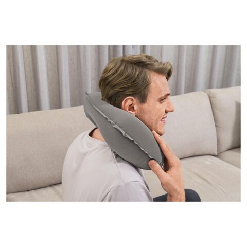 Надувная подушка для путешествий 37х24х10 см, АССОРТИ, BESTWAY, 67006