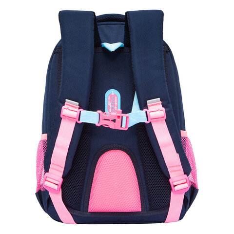 Рюкзак GRIZZLY школьный, анатомическая спинка, 3 отделения, для девочек, "COOL 2DAY", 40х27х20 см, RG-561-1/3