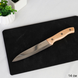 Нож кухонный 25х14 см/ ручка дерево / C43-502-A /уп 360/