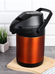 Термос 2 л с помпой / TPO-276 /уп 12/ Оранж