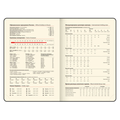Ежедневник датированный 2026, А5, 145х213 мм, BRAUBERG "Jacket", под кожу, клапан, держатель, серый, 117403