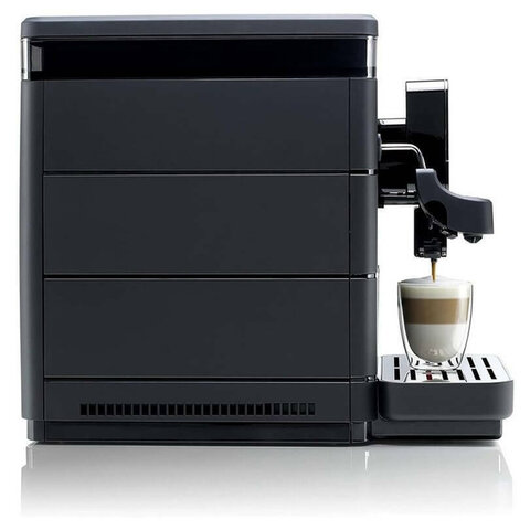 Кофемашина SAECO NEW ROYAL PLUS, 1400 Вт, объем 2,5 л, для зерен 600 г, автокапучинатор, черная, 9J0060
